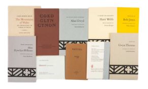 GWASG GREGYNOG: collection of small booklets from 'Gregynog Poets' series of twelve poems,