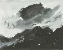 ‡ SIR KYFFIN WILLIAMS RA limited edition (artist proof) lithograph - Eryri landscape with storm