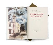 GWASG GREGYNOG: limited edition (74/250) 'Deaths and Entrances' by Dylan Thomas and illustrated by