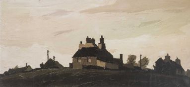 ‡ SIR KYFFIN WILLIAMS RA limited edition (76/100) lithograph - Penygraigwen, signed with initials,