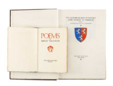 THE GREGYNOG PRESS: (1) 'The Autobiography of Edward Lord Herbert of Cherbury' with an