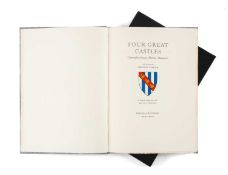 GWASG GREGYNOG: 'Four Great Castles - An Essay by Arnold Taylor' with etchings by David Woodford,