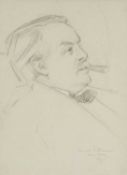 ‡ HAMISH CONSTABLE PATERSON (Scottish. 1890-1955) pencil on paper - head and shoulders portrait of a