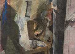 ‡ JOHN SELWAY mixed media - entitled verso, 'Our Eunuch Dreams - All Seedless in Light/Love on a