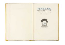 GWASG GREGYNOG: MORRIS-JONES (JOHN, translated.) Penillion Omar Khayyam, no. 134 of 310 copies, with
