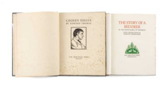 THE GREGYNOG PRESS: (1) 'The Story of a Red Deer' by the Honourable J W Fortescue, illustrated by