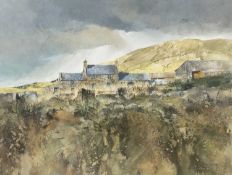 ‡ MALCOLM EDWARDS watercolour - entitled verso 'Pen Y Ffridd', signed, 53 x 73cms Provenance: