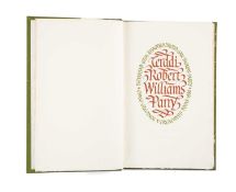 GWASG GREGYNOG: 'Cerddi Robert Williams Parry', 1980, limited edition (153/200) Provenance: the