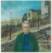 ‡ DAVID CARPANINI acrylic - entitled verso, 'And You Still Dear to My Enchanted Eyes' on Attic