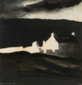 ‡ JOHN KNAPP-FISHER watercolour - whitewashed farmhouse, Pembrokeshire, signed and dated 1992, 43