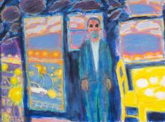 ERNEST ZOBOLE oil on canvas - entitled verso 'House and Exterior 2', signed and dated verso Jan/