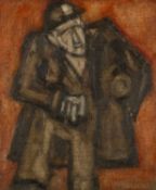 ‡ MIKE JONES oil on canvas - entitled verso 'Collier with Block', signed, titled, dated '05 and