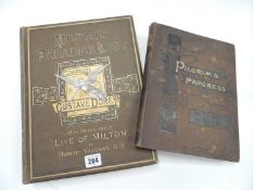 MILTON'S PARADISE LOST, illus. Gustave Dore and Pilgrim's Progress, published by Frederick Warne (2)