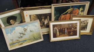 VARIOUS FRAMED PICTURES Provenance: private collection Cheshire