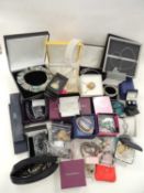 ASSORTMENT OF BOXED COSTUME JEWELLERY Provenance: private collection Flintshire