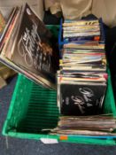 ASSORTED 45RPM SINGLES AN LPs