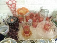 ASSORTED DECORATIVE GLASS