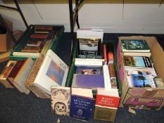 QUANTITY OF MIXED BOOKS & TRAVEL GUIDES (3 boxes)