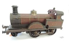 BING GAUGE 1 CLOCKWORK 2-4-O LOCOMOTIVE, 24cms Provenance: private collection Flintshire