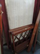 MAHOGANY SINGLE BED complete with bed base, supplied by Seventh Heaven