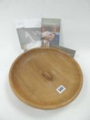 ROBERT THOMPSON'S WORKSHOP MOUSEMAN CARVED OAK BOWL, 30cms (diam.) Provenance: private collection