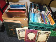 QUANTITY OF HARDBACK BOOKS (4 trays)