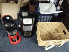 HOUSEHOLD ITEMS, including two coffee machines and picnic cool bag, etc.