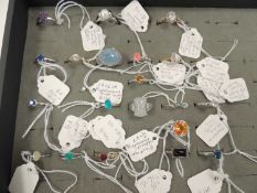 TWENTY STERLING SILVER GEM-SET DRESS RINGS, in a Gemporia ring case Provenance: private collection