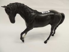 BESWICK MODEL OF A FRISKY BLACK HORSE Provenance: private collection Cheshire