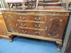 CHIPPENDALE REVIVAL MAHOGANY SIDEBOARD, 137cms (w) Provenance: private collection Cheshire