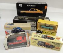MINICHAMPS FORD CAPRI 2600RS (boxed), Bburago Ford Capri, Vanguards Ford Capri, two Corgi Guinness