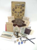 WARTIME MEMORABILIA, including hand-made wooden Great War tank, postcards, ration books, small