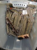 QUANTITY OF HORNBY 3-RAIL ELECTRIC TRACK, including some points Provenance: private collection