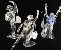 THREE SWAROVSKI CRYSTAL SOCIETY FIGURES, entitled 'Magic of Dance: Isadora' 2002, 'Magic of Dance: