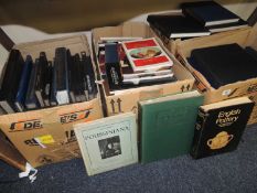 PLAS TEG LIBRARY: FOUR BOXES OF GENERAL BOOKS, principally art and antiques related volumes