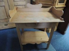 VICTORIAN PINE WASHSTAND, 92 (h) x 76cms (w)