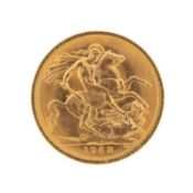 ELIZABETH II GOLD SOVEREIGN, 1968, 8.0gms Provenance: deceased estate Swansea Comments: good