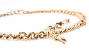 9CT ALBERT CHAIN, 56gms Provenance: deceased estate Cardiff Please note: this lot located at our