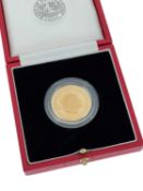 BANK OF SIERRA LEONE 1980 GOLD PROOF 5 GOLDE COIN, commemorating Freetown O.A.U. Summit