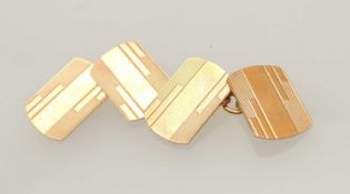 PAIR OF 9CT GOLD GENT'S CHAIN CUFFLINKS, Birmingham 1935, 4.3g Provenance: private collection