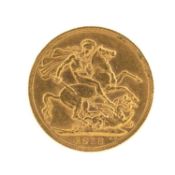 GEORGE V GOLD SOVEREIGN, 1912, 8.0gms Provenance: deceased estate Swansea Comments: good overall,