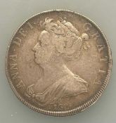 QUEEN ANNE VIGO HALF CROWN, 1703 (Spink 3580) Provenance: private collection Flintshire Please note: