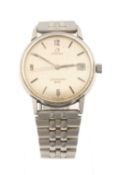 GENT'S OMEGA 'SEAMASTER 600' WRISTWATCH, stainless steel, circular dial with date aperture, Arabic