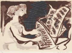 ‡ CERI RICHARDS CBE artist's proof colour screenprint - 'Bagatelle', part of the 'Beethoven Suite