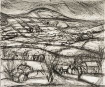 ‡ PETER PRENDERGAST limited edition (artist proof) etching - entitled, 'September', signed and dated