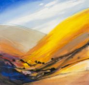 ‡ NEIL CANNING watercolour - entitled verso, 'Lake I', signed, 56 x 59cms Provenance: private