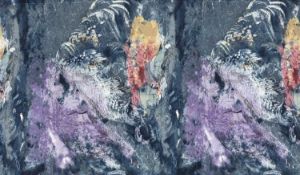 ‡ JOHN PIPER screen print on linen - entitled 'Glyders', 100 x 60cms Provenance: private