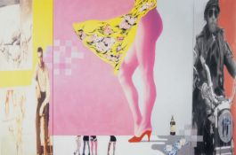 ‡ ROBERT ALWYN HUGHES limited edition (1/6) giclee print - entitled, 'Self Portrait, Dreaming is