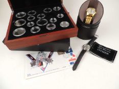 ROYAL MINT 2013 EMPTY COIN CASE, with certificate and outer card box; also Royal Mail coin cover,