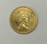 ELIZABETH II SOVEREIGN, 1980 (EF), 7.98g Provenance: private collection Cheshire